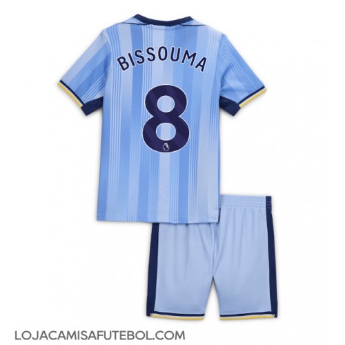 Camisa de Futebol Tottenham Hotspur Yves Bissouma #8 Equipamento Secundário Infantil 2024-25 Manga Curta (+ Calças curtas)